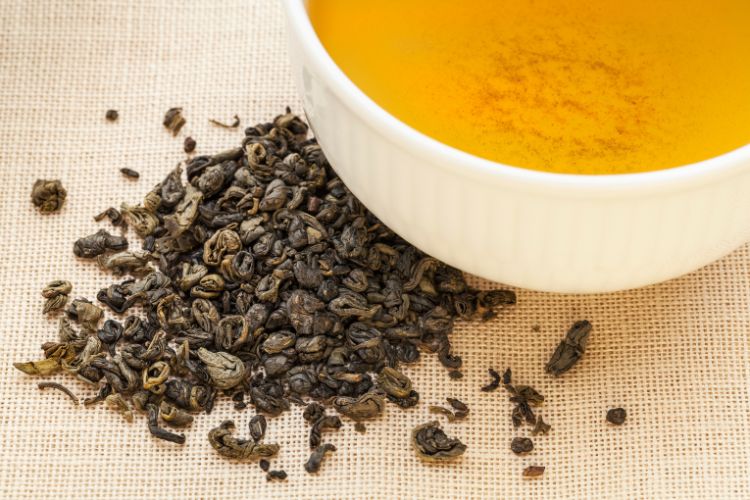 Gunpowder green tea