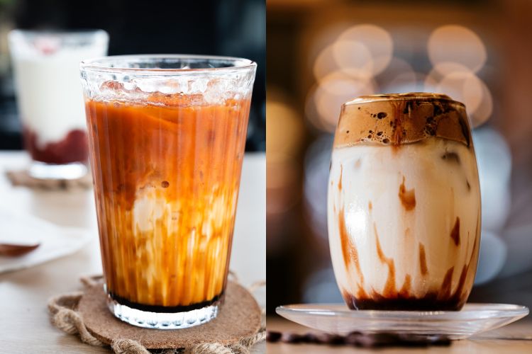 Thai Iced Tea Caffeine vs Iced Coffee