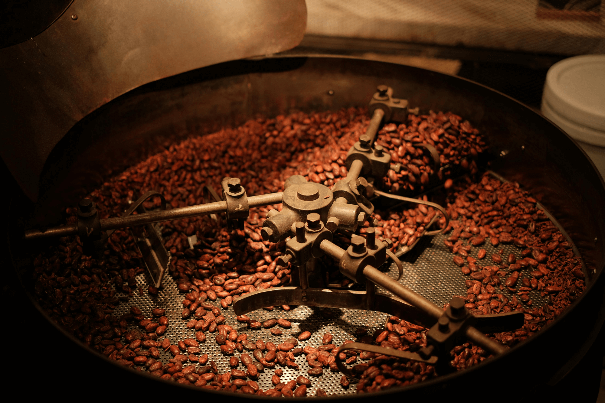 An image showing a close-up of a coffee brewing method.