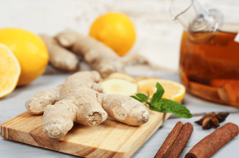 ginger cinnamon tea