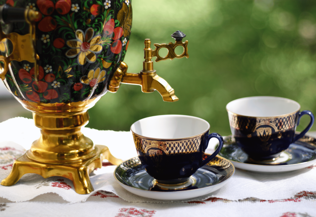 russian teacups